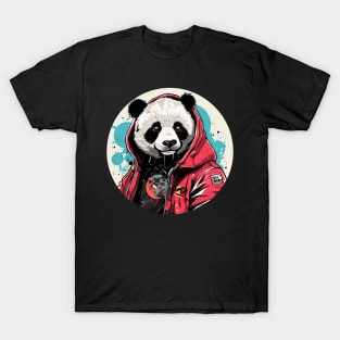 Cool Animals: Cartoon Vintage Funny Cool Panda T-Shirt